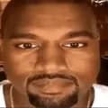 Kanye West staring