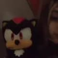 Girl with shadow hedgehog